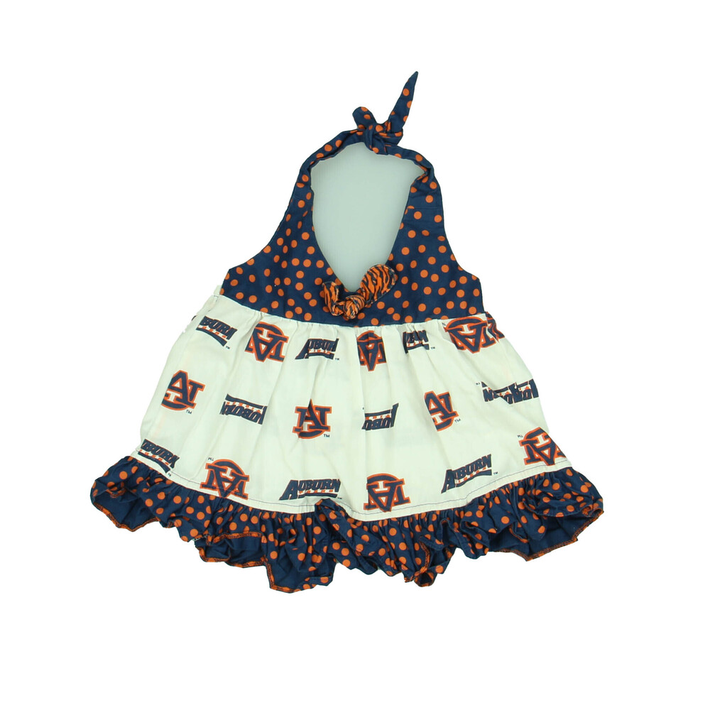 Unknown Brand Girls White | Blue | Orange Dress size: 6-12 Months